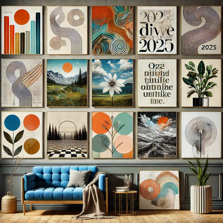 Transform Your Space: Top 10 Wall Art Trends for 2025