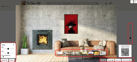 Preview Art in Your Room or Showroom with Our New Viewing Feature!