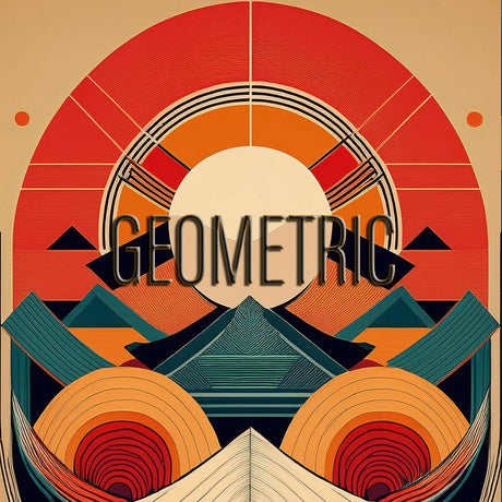 Geometric art print