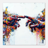  contemporary modern wall art print hands