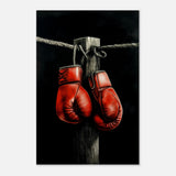  eclectic expressions wall art print boxing gloves