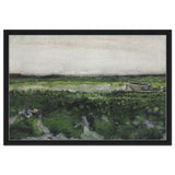 landscape with wheelbarrow 1883 by vincent van gogh vintage wall art printFramed Canvas