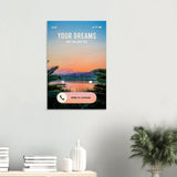 da vinci motivational wall art your dreams