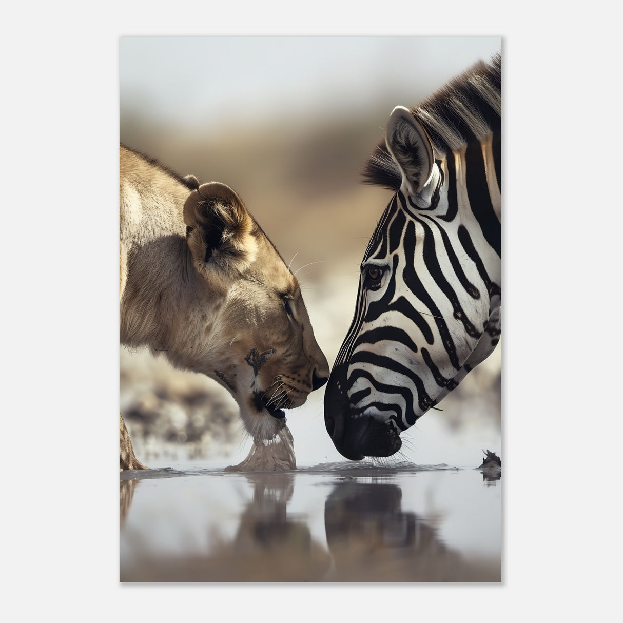  nature wall art wild life prints lion zebra