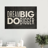 da vinci motivational wall art dream