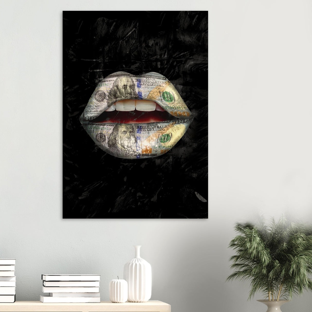 da vinci pop art wall art dollar lips