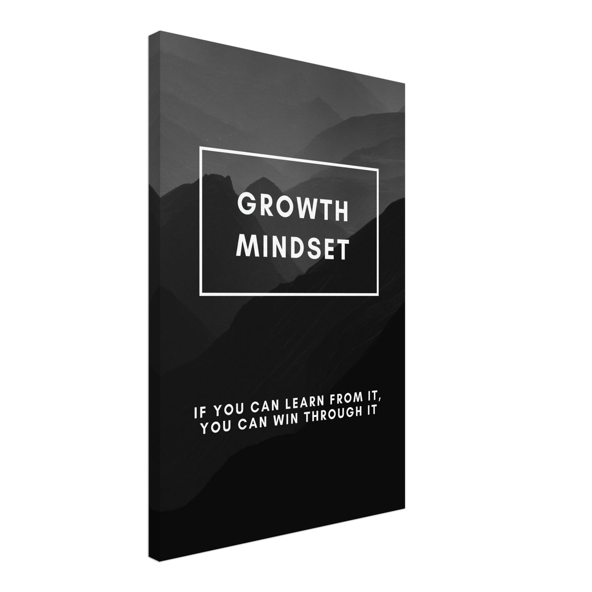  motivational wall art growth mindset