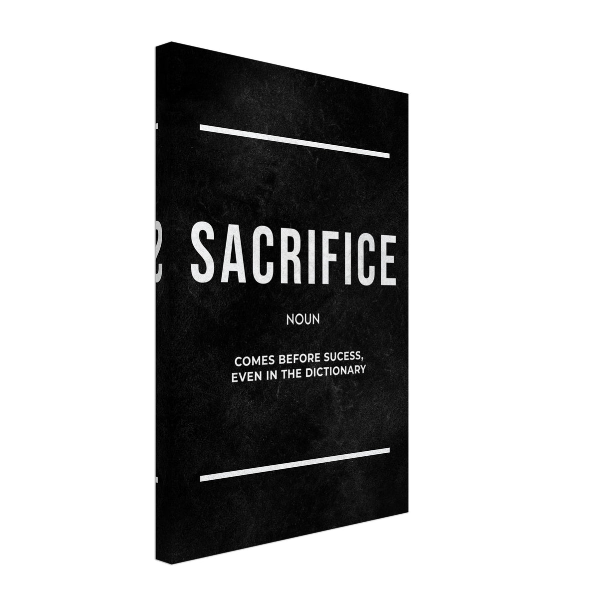  motivational wall art print sacrifice