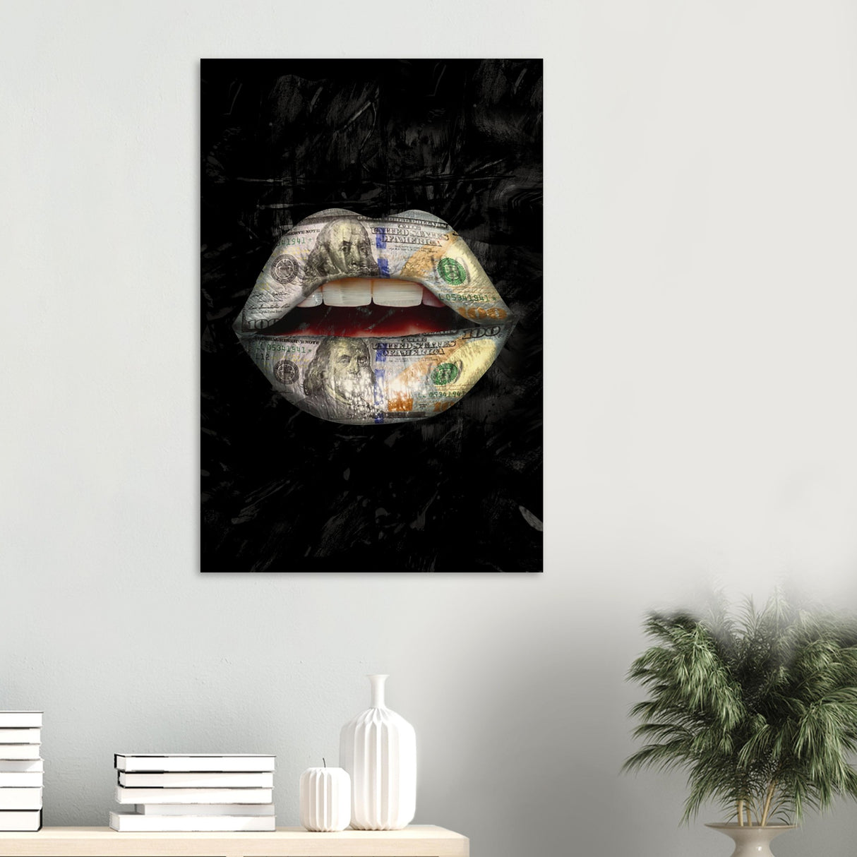 da vinci pop art wall art dollar lips