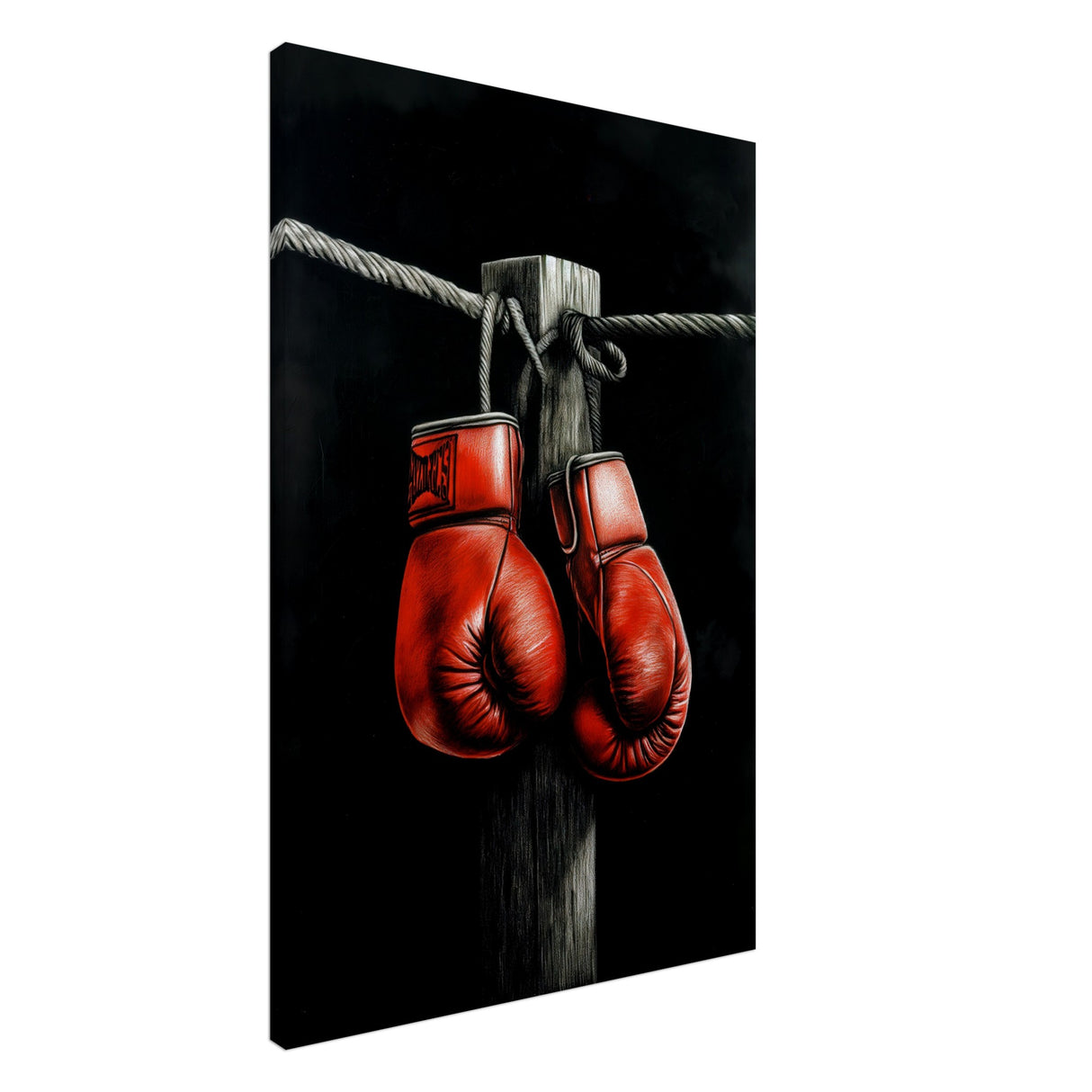  eclectic expressions wall art print boxing gloves