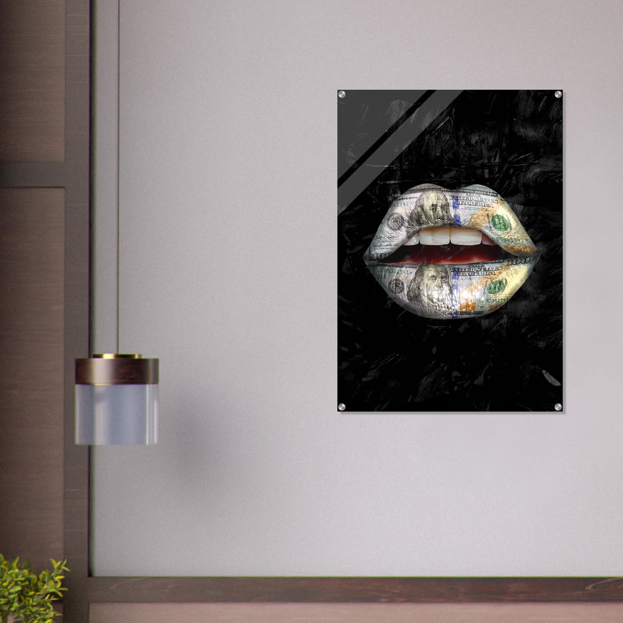 da vinci pop art wall art dollar lips