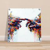  contemporary modern wall art print hands