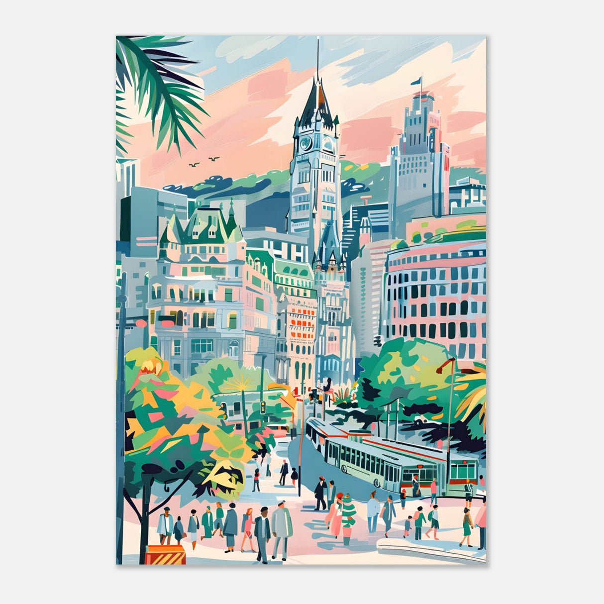  travel collection wall art print montreal canada