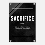  motivational wall art print sacrifice