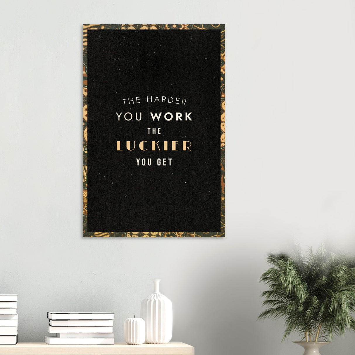 da vinci motivational wall art luckier