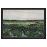 landscape with wheelbarrow 1883 by vincent van gogh vintage wall art printFramed Canvas