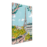  travel collection wall art print paris france