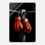  eclectic expressions wall art print boxing gloves