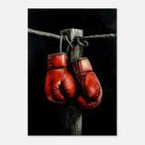  eclectic expressions wall art print boxing gloves