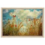 A Dance in the Wild | Contemporary Nature wall art Print - Framed Canvas - 40x60 cm / 16x24″ - Wood frame