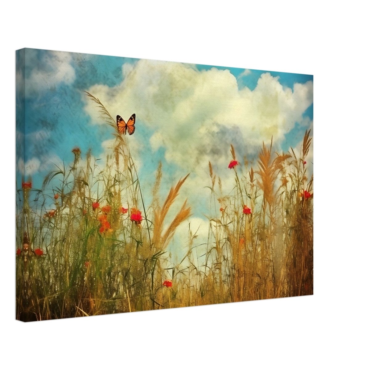 A Dance in the Wild | Contemporary Nature wall art Print - Canvas - 40x60 cm / 16x24″ - 