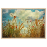 A Dance in the Wild | Contemporary Nature wall art Print - Framed Canvas - 50x75 cm / 20x30″ - Wood frame