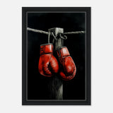  eclectic expressions wall art print boxing gloves