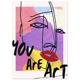 Abstract Expression: You Are Art | Wall art Print - 50x70 cm / 20x28″ - Aluminum Print - 