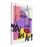 Abstract Expression: You Are Art | Wall art Print - 50x70 cm / 20x28″ - Canvas - 