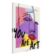 Abstract Expression: You Are Art | Wall art Print - 60x80 cm / 24x32″ - Canvas - 