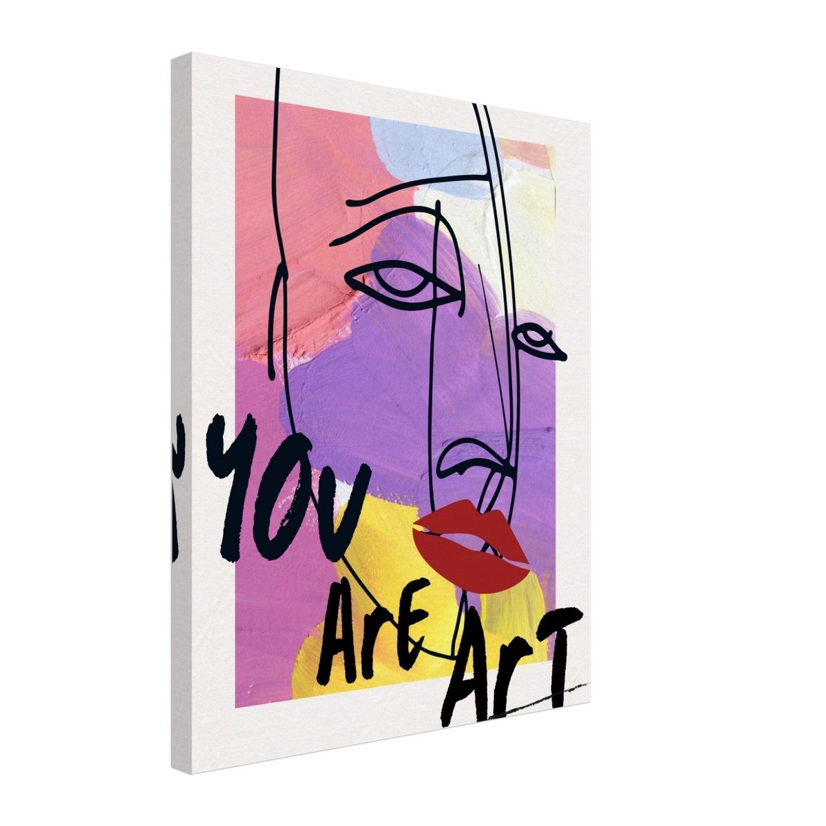 Abstract Expression: You Are Art | Wall art Print - 40x50 cm / 16x20″ - Canvas - 