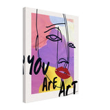 Abstract Expression: You Are Art | Wall art Print - 40x50 cm / 16x20″ - Canvas - 