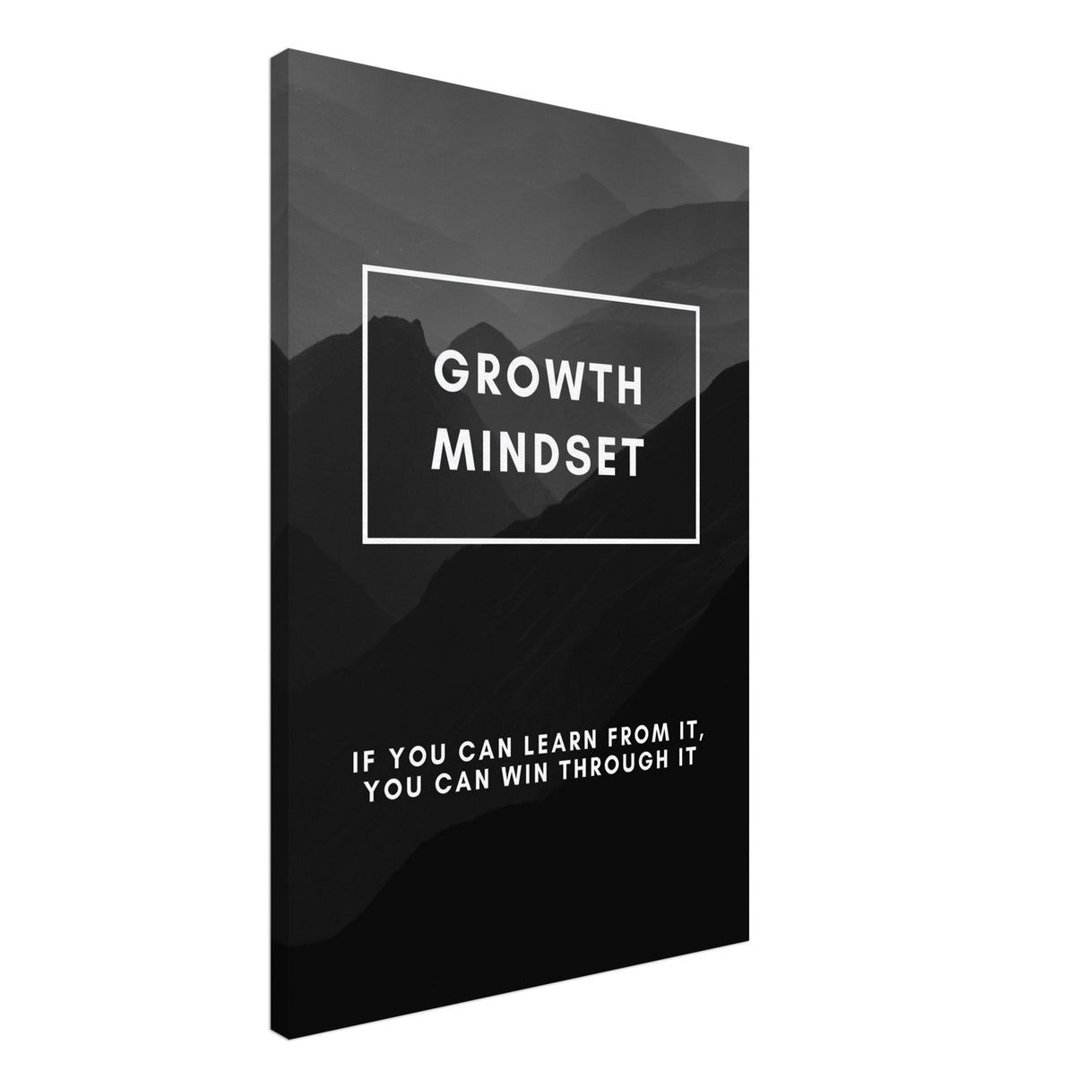  motivational wall art growth mindset