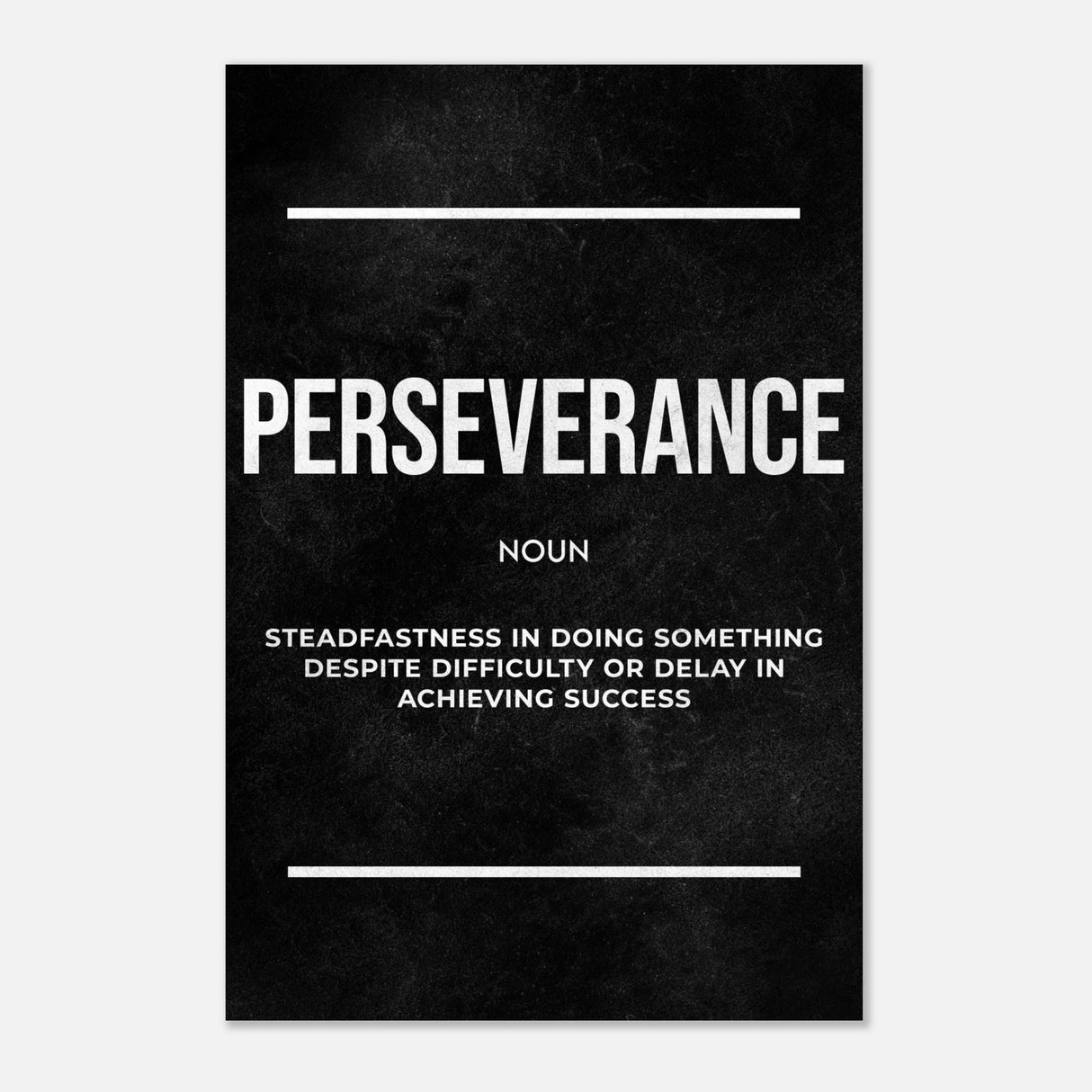  motivational wall art print perseverance