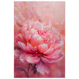 Blossom Radiance – Peony in Bloom | Modern Floral Art - 50x75 cm / 20x30″ - Wood Prints - 