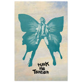 Butterfly Punk V2 | Pop Art wall art print - Wood Prints - 50x75 cm / 20x30″ - 20 mm