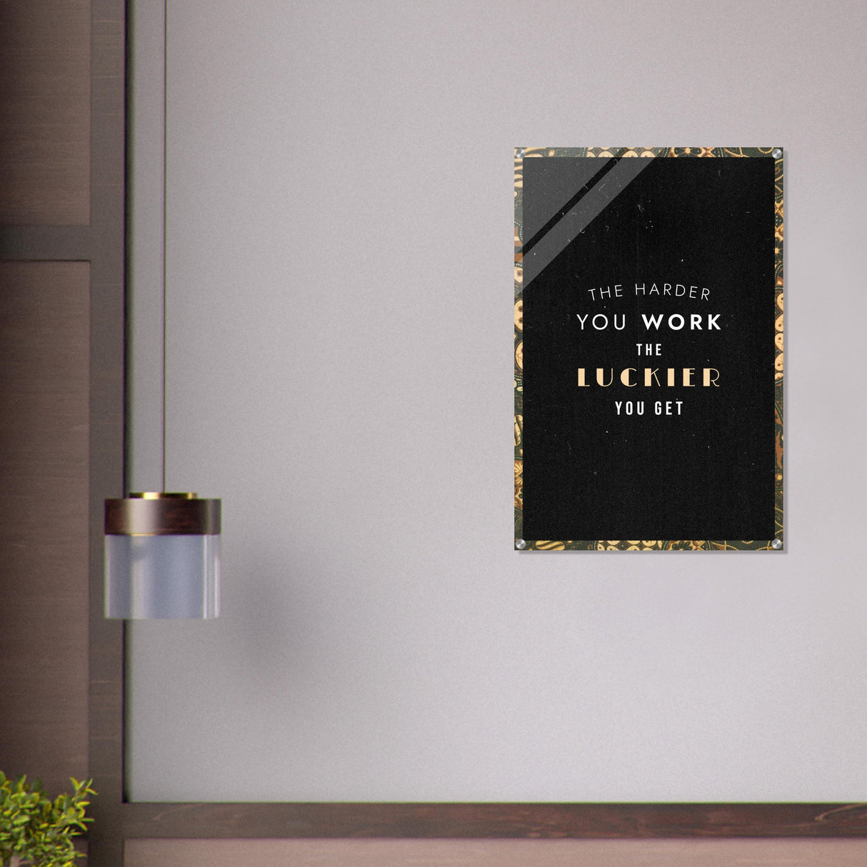 da vinci motivational wall art luckier