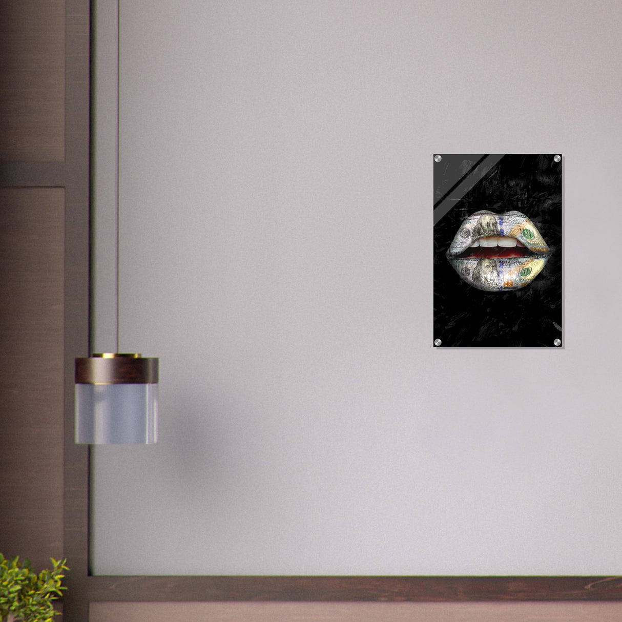 da vinci pop art wall art dollar lips