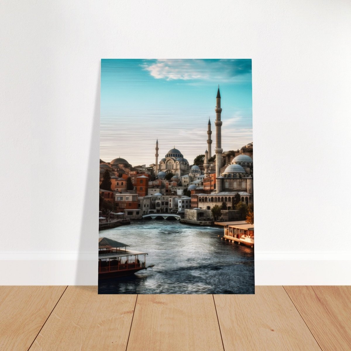 City of Minarets | Timeless Istanbul - Brushed Aluminum Print - 50x75 cm / 20x30″ - 