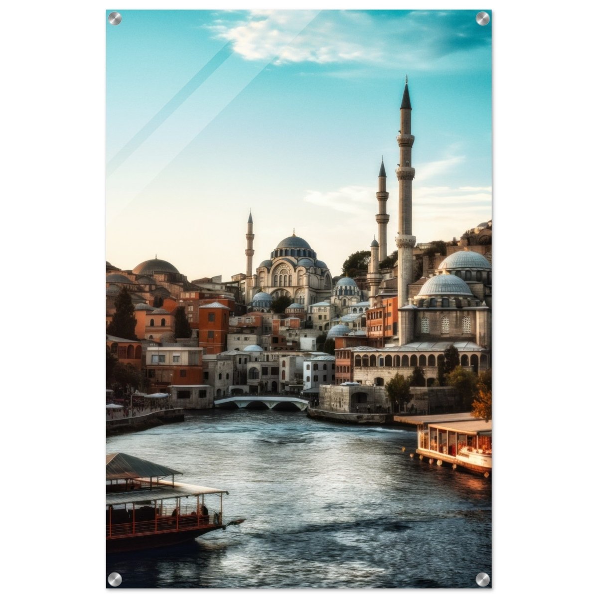 City of Minarets | Timeless Istanbul - Acrylic Print - 60x90 cm / 24x36″ - 