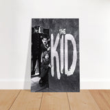 da vinci pop art wall art print the kid 1921Brushed Aluminum Print