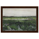 landscape with wheelbarrow 1883 by vincent van gogh vintage wall art printFramed Canvas