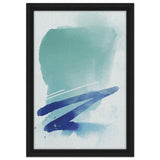 Da Vinci Abstract Art Wall art print - Framed Canvas - 30x45 cm / 12x18″ - Black frame