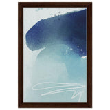 Da Vinci Abstract Art Wall art print - Framed Canvas - 30x45 cm / 12x18″ - Dark wood frame