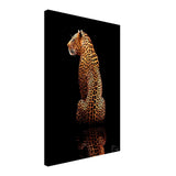 Da Vinci Animal Kingdom Wall art print | Wildlife | Leopard - Canvas - 40x60 cm / 16x24″ - Slim