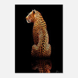 Da Vinci Animal Kingdom Wall art print | Wildlife | Leopard - Aluminum Print - 70x100 cm / 28x40″ - 