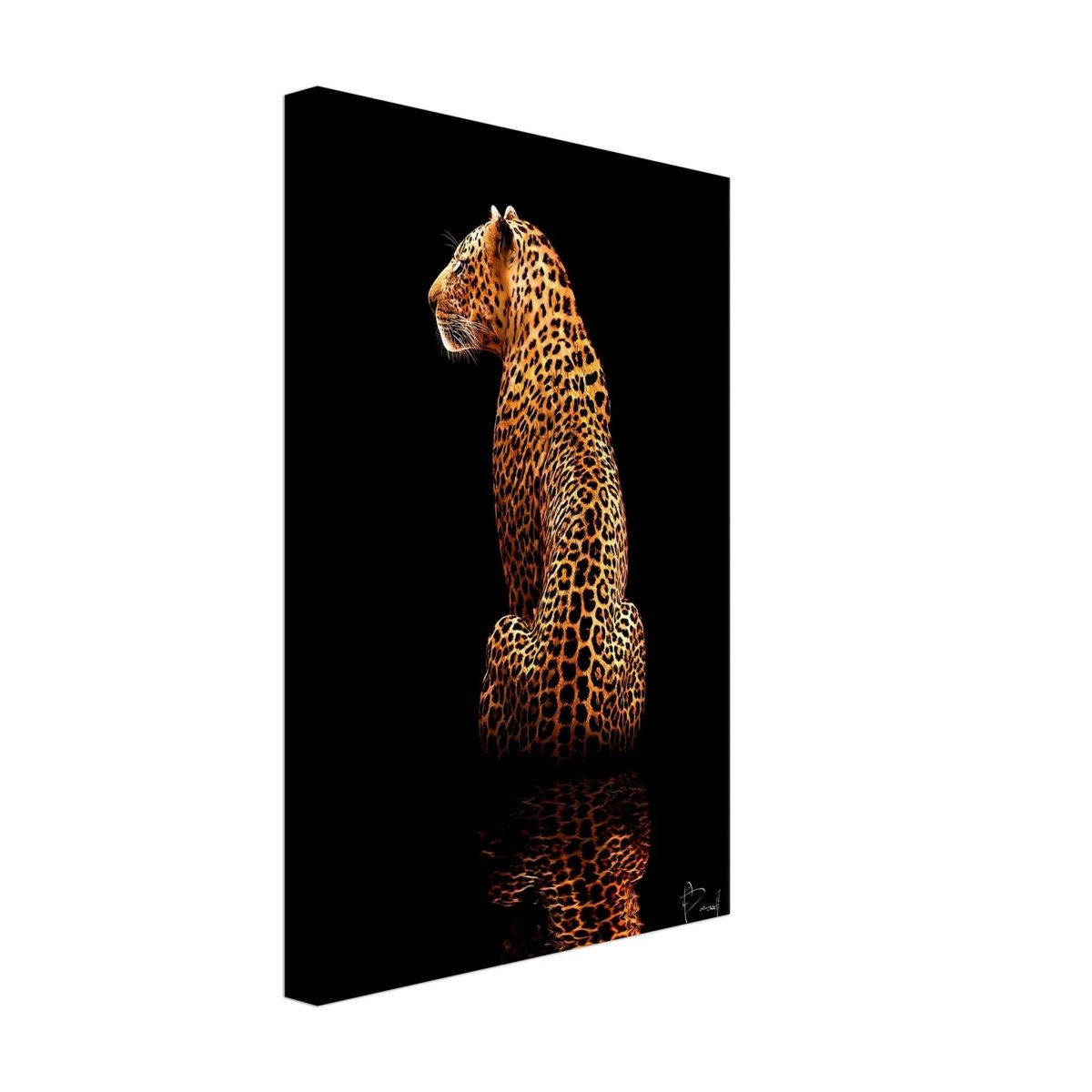 Da Vinci Animal Kingdom Wall art print | Wildlife | Leopard - Canvas - 30x45 cm / 12x18″ - Thick