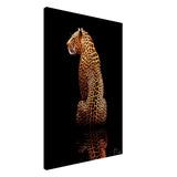 Da Vinci Animal Kingdom Wall art print | Wildlife | Leopard - Canvas - 60x90 cm / 24x36″ - Slim