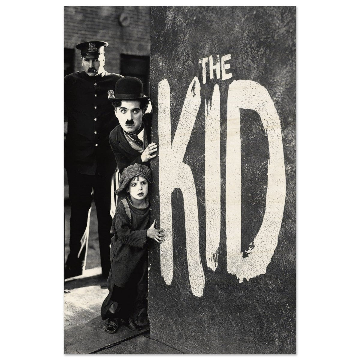 Da Vinci Pop Art wall art Print | The Kid (1921) - Wood Prints - 40x60 cm / 16x24″ - 