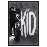 Da Vinci Pop Art wall art Print | The Kid (1921) - Framed Canvas - 50x75 cm / 20x30″ - Black frame